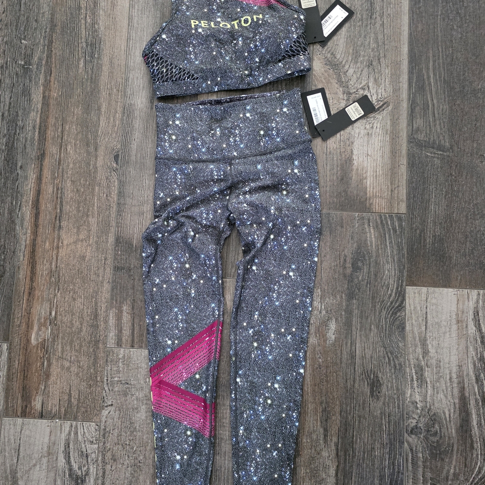 Peloton Girls Night Out Leggings and Sports Bra